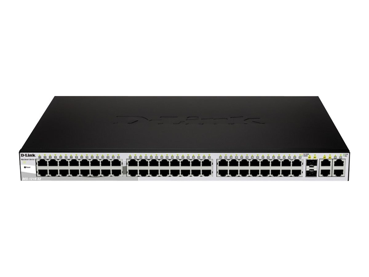 Коммутатор D-Link L2 Managed Switch with 48 10/100Base-TX ports 4 1000Base-T/SFP combo-ports DES-1210-52/ME/C1A DES-1210-52/ME/C1A