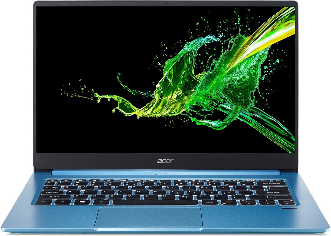 Ультрабук Acer Swift 3 SF314-57G-59DK Core i5 1035G1/8Gb/SSD512Gb/nVidia GeForce MX350 2Gb/14"/IPS/FHD (1920x1080)/Windows 10 Single Language/lt.blue/WiFi/BT/Cam NX.HUGER.002 NX.HUGER.002