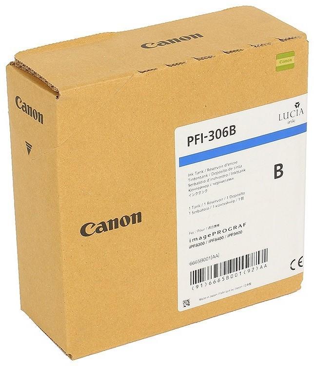 Картридж оригинальн PFI-306B blue (синий) для imagePROGRAF 8400/9400S/9400/8300S PFI-306B