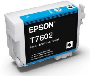 Картридж Epson T7602 голубой для SC-P600 C13T76024010 C13T76024010