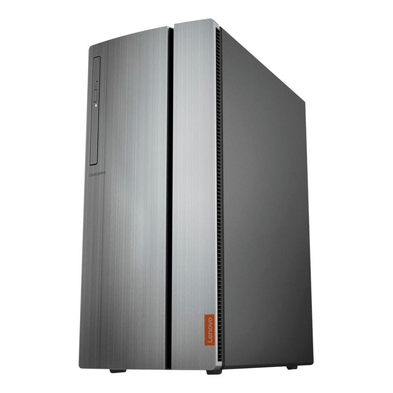 Персональный компьютер Lenovo IdeaCentre 720-18ICB MT i5 8400 (2.8)/8Gb/1Tb 7.2k/SSD128Gb/GTX1050Ti 4Gb/DVDRW/CR/Windows 10/GbitEth/400W/серебристый 90HT001MRS 90HT001MRS