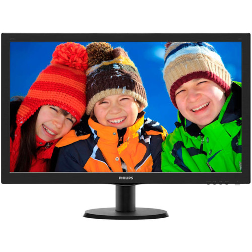 Монитор Philips 23.6" (00/01) черный VA LED 8ms 16:9 DVI HDMI M/M матовая 250cd 178гр/178гр 1920x1080 D-Sub FHD 3.66кг 243V5QHABA 243V5QHABA