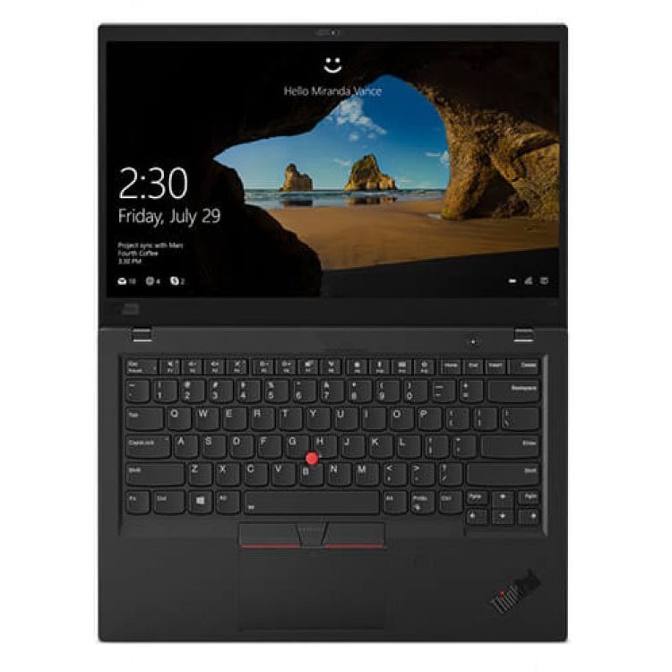 Ультрабук Lenovo ThinkPad X1 Carbon Gen6  14" FHD(1920x1080)IPS,i7-8550U(1,80GHz),8GBLPDDR3,256GB SSD, intel UHD Graphics 620,WWAN none, NoODD,WiFi,TPM,BT,FPR,3cell,Camera,Win10 Pro, 1.1Kg, 3y.OS 20KH003BRT 20KH003BRT