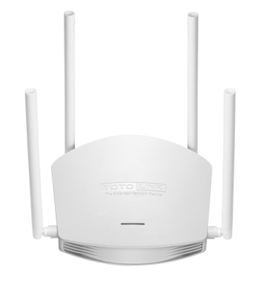 Маршрутизатор TOTOLINK Беспроводной с поддержкой стандарта IEEE 802.11n обеспечивает скорость по WiFi до 600Mbps.
5*FE Ports(1*WAN + 4*LAN), 4*5dBi fixed antennas, 1*WPS button, 1*Reset button, 1*Turbo button,  PSU 9V/800mA,   Repeater, WDS, Multi-S N600R