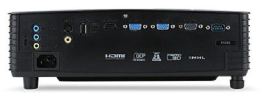 Проектор Acer P1285B DLP projector, 1024*768, DLP 3D, 20 000:1, 3200 ANSI Lumens, 2kg, HDMI, Lan MR.JM011.001 MR.JM011.001