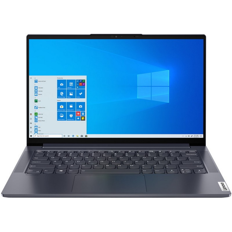 Ноутбук Lenovo Yoga Slim7 14IIL05 Core i7 1065G7/16Gb/SSD1000Gb/Intel Iris Plus graphics/14"/IPS/UHD (3840x2160)/Windows 10/grey/WiFi/BT/Cam 82A10086RU 82A10086RU