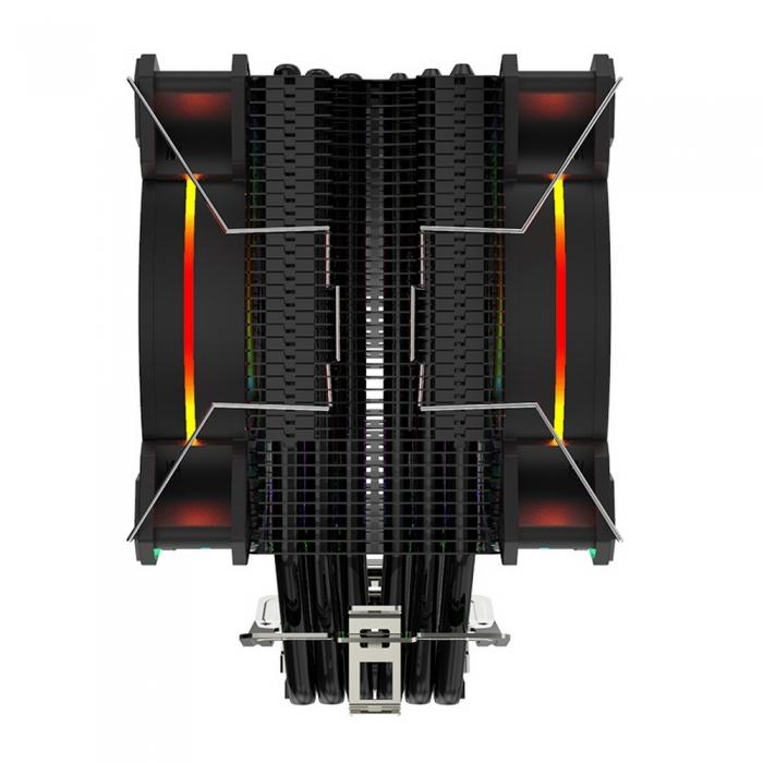 Вентилятор ALSEYE Universal, TDP 200W, Heat Pipe:O6mm?6pcs, 800~2000RPM, 11.6-35.3dB(A), RGB, RTL H120D H120D