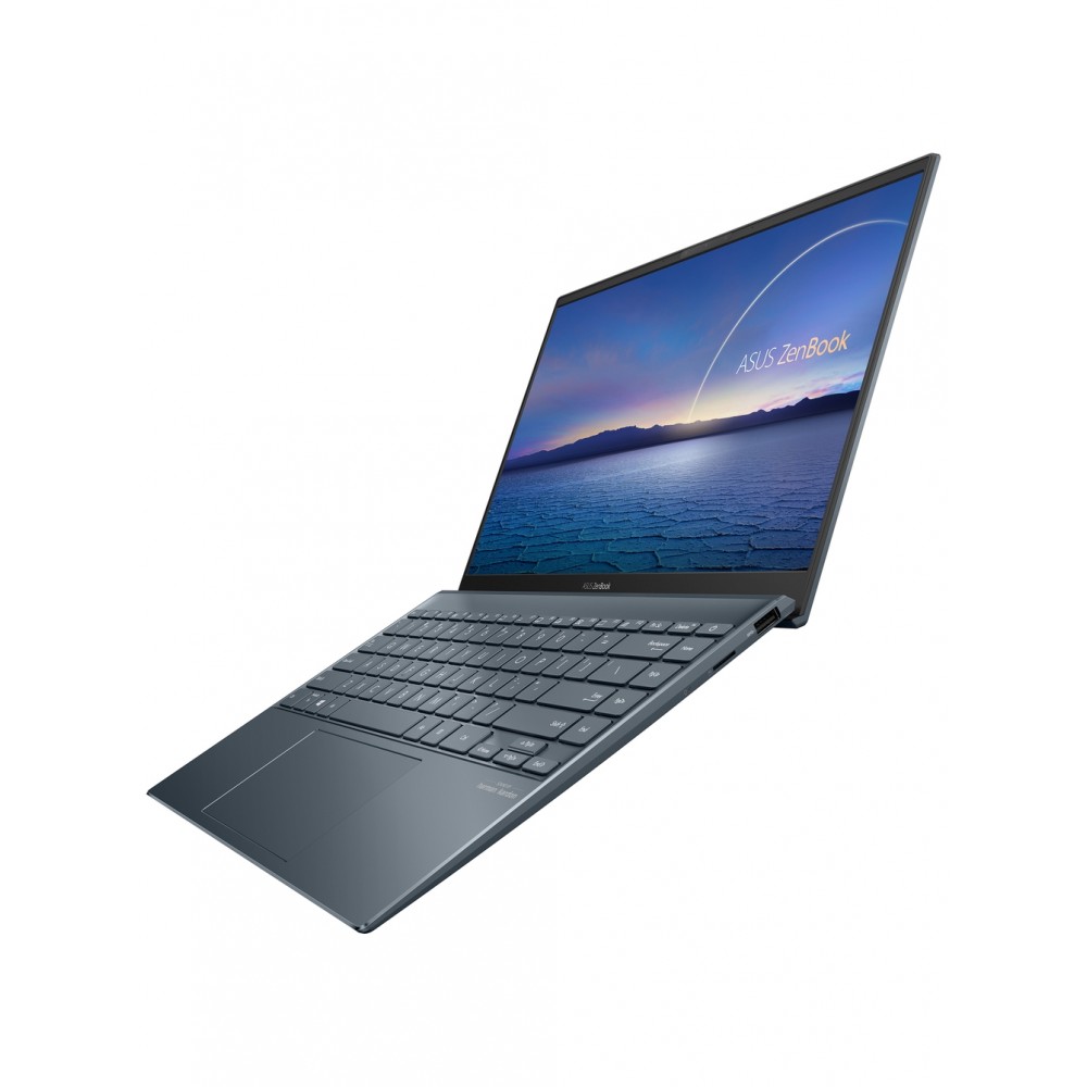 Ноутбук ASUS UX425EA-KI391R +cable+bag 14"(1920x1080 (матовый) IPS)/Intel Core i5 1135G7(2.4Ghz)/16384Mb/512PCISSDGb/noDVD/Int:Intel Iris Xe Graphics/Cam/BT/WiFi/war 2y/1.17kg/Pine Grey/W10Pro + Support NumberPad / 90NB0SM1-M10390 90NB0SM1-M10390