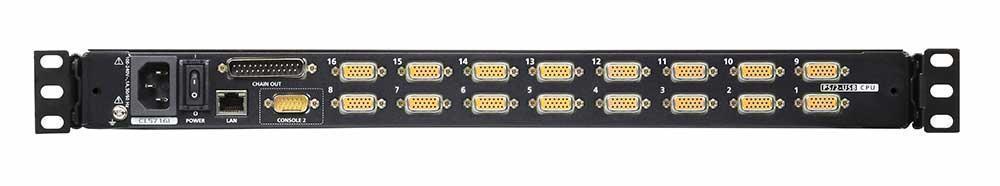 Консоль ATEN 17" 1-Local/Remote Share Access 16-Port PS/2-USB VGA Single Rail LCD KVM over IP switch CL5716IM-ATA-RG CL5716IM-ATA-RG