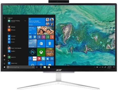 Моноблок Acer Aspire C22-820 21.5" Full HD Cel J4005 (2)/4Gb/1Tb/UHDG 600/CR/Endless/GbitEth/WiFi/BT/65W/клавиатура/мышь/Cam/серебристый/черный 1920x1080 DQ.BCKER.001 DQ.BCKER.001