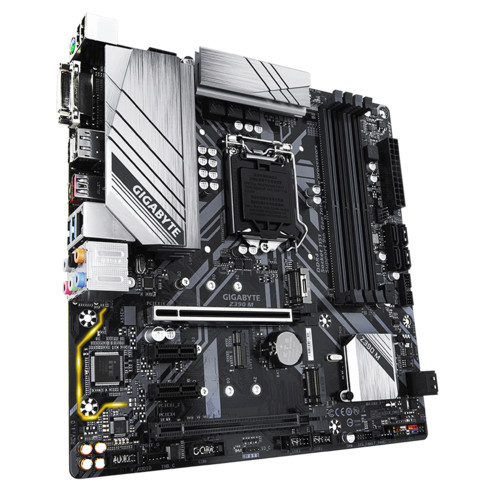 Материнская плата Gigabyte  Soc-1151v2 Intel Z390 4xDDR4 mATX AC`97 8ch(7.1) GbLAN RAID+DVI+HDMI+DP Z390 M Z390 M