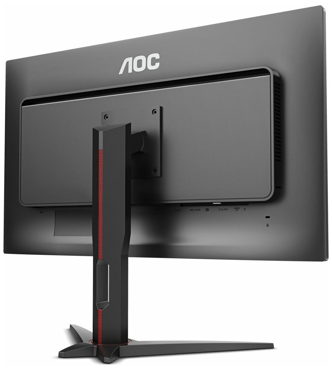 Монитор AOC 28" 3840x2160 TN LED 16:9 5ms VGA 2*HDMI DP 4xUSB3.0 50M:1 170/160 300cd HAS Speakers Black/Red G2868PQU G2868PQU