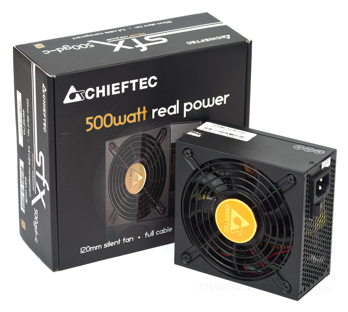 Блок питания Chieftec ATX 2.3, 500W, SFX, Active PFC, 120mm fan, 80 PLUS GOLD, Full Cable Management) Retail SFX-500GD-C SFX-500GD-C