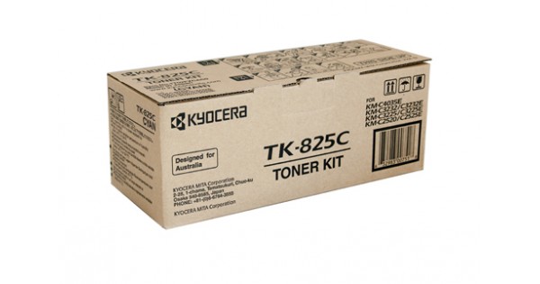 Картридж Kyocera TK-825C для KM-C2520/C2525E/C3225/C3232/3232E/C4035E Cyan 1T02FZCEU0 1T02FZCEU0