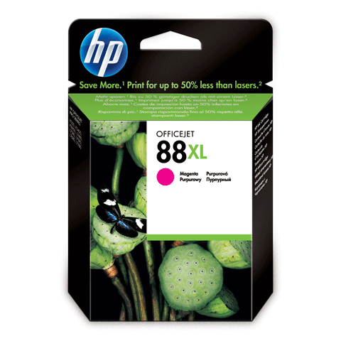 Картридж струйный HP № 88XL для OfficeJet Pro K550/K5400/L7580/L7680/L7780, пурпурный, 1700 стр. (C9 C9392AE
