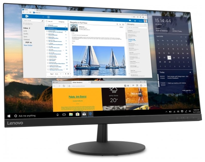 Монитор Lenovo 23.8" L24q-30 черный IPS 4ms 16:9 HDMI M/M матовая 1000:1 300cd 178гр/178гр 2560x1440 DisplayPort 3.5кг 65FBGAC1EU 65FBGAC1EU