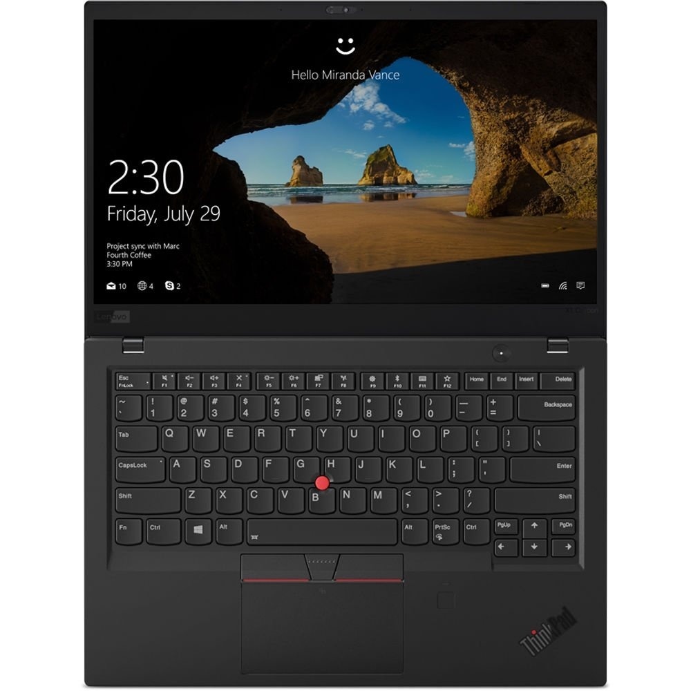 Ультрабук Lenovo ThinkPad X1 Carbon Core i7 8550U/8Gb/SSD512Gb/Intel UHD Graphics 620/14"/IPS/FHD (1920x1080)/Windows 10 Pro(20KH0039RT) 20KH0039RT