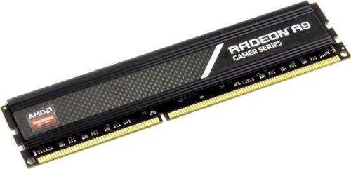 Модуль памяти AMD 4GB Radeon™ DDR4 3000 DIMM R9 Gamers Series Black Gaming Memory Non-ECC, CL16, 1.35V, RTL R944G3000U1S-U R944G3000U1S-U