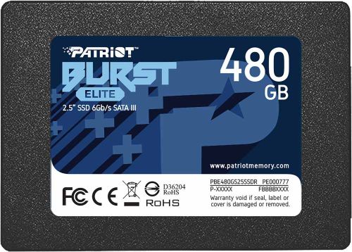 Твердотельный накопитель Patriot SATA 480Gb PBE480GS25SSDR Burst Elite 2.5" PBE480GS25SSDR PBE480GS25SSDR #4