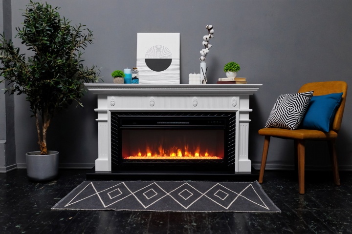 Обзор каминокомплектов Carlyle с очагом Royal Flame Vision 42