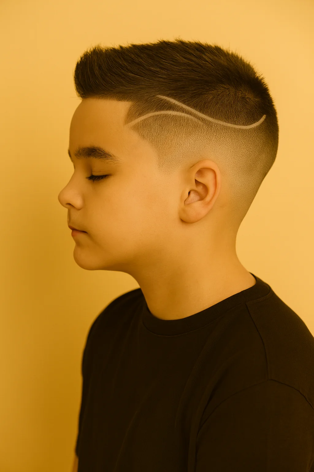 Детский фейд с линией