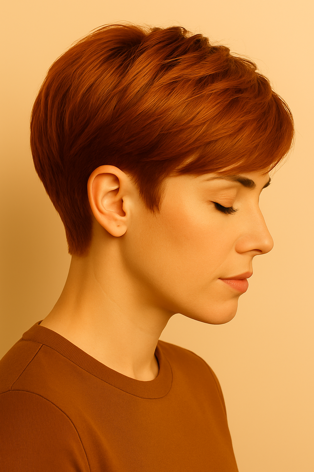 Мягкая рыжая пикси