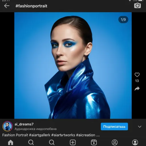 Foto yang dibuat dengan AI di SelfyStudio