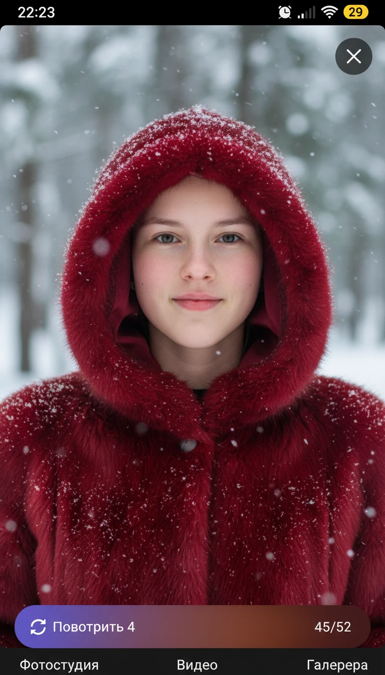 Foto yang dibuat dengan AI di SelfyStudio