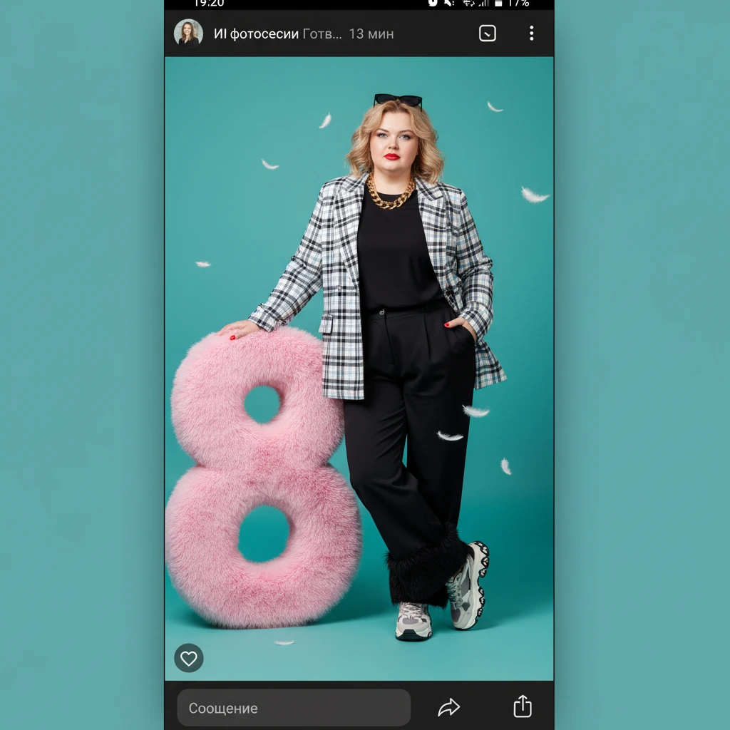 User tarafından SelfyStudio'da oluşturulan AI fotoğrafı