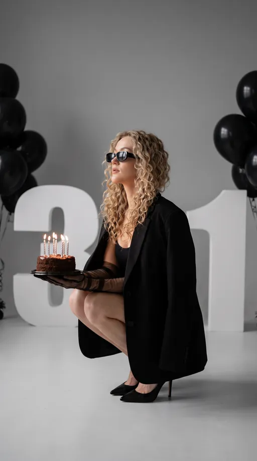 AI-фотосессия «Minimalist Anniversary Editorial»