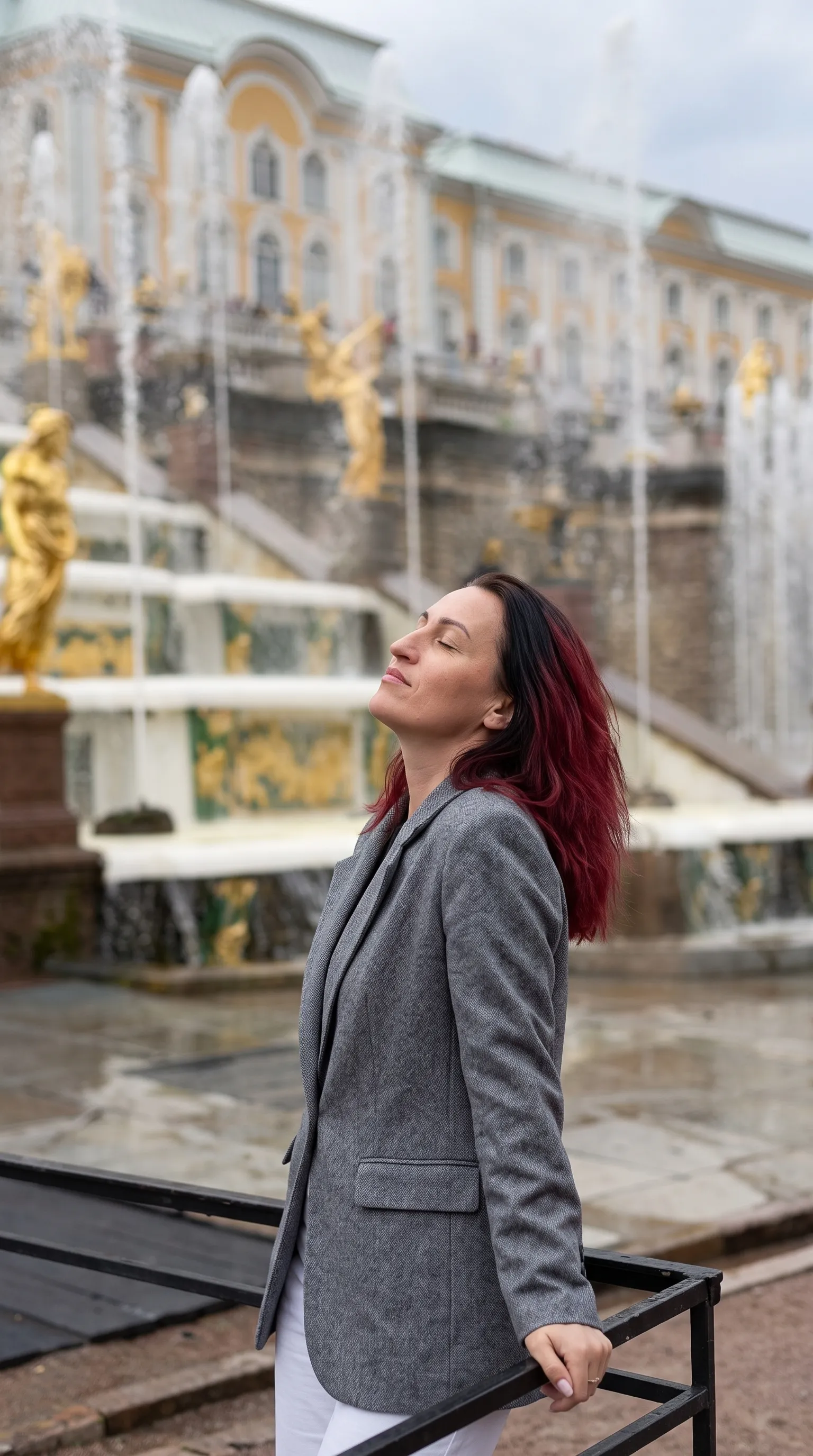 AI-фотосессия «Serenity at the Grand Cascade»