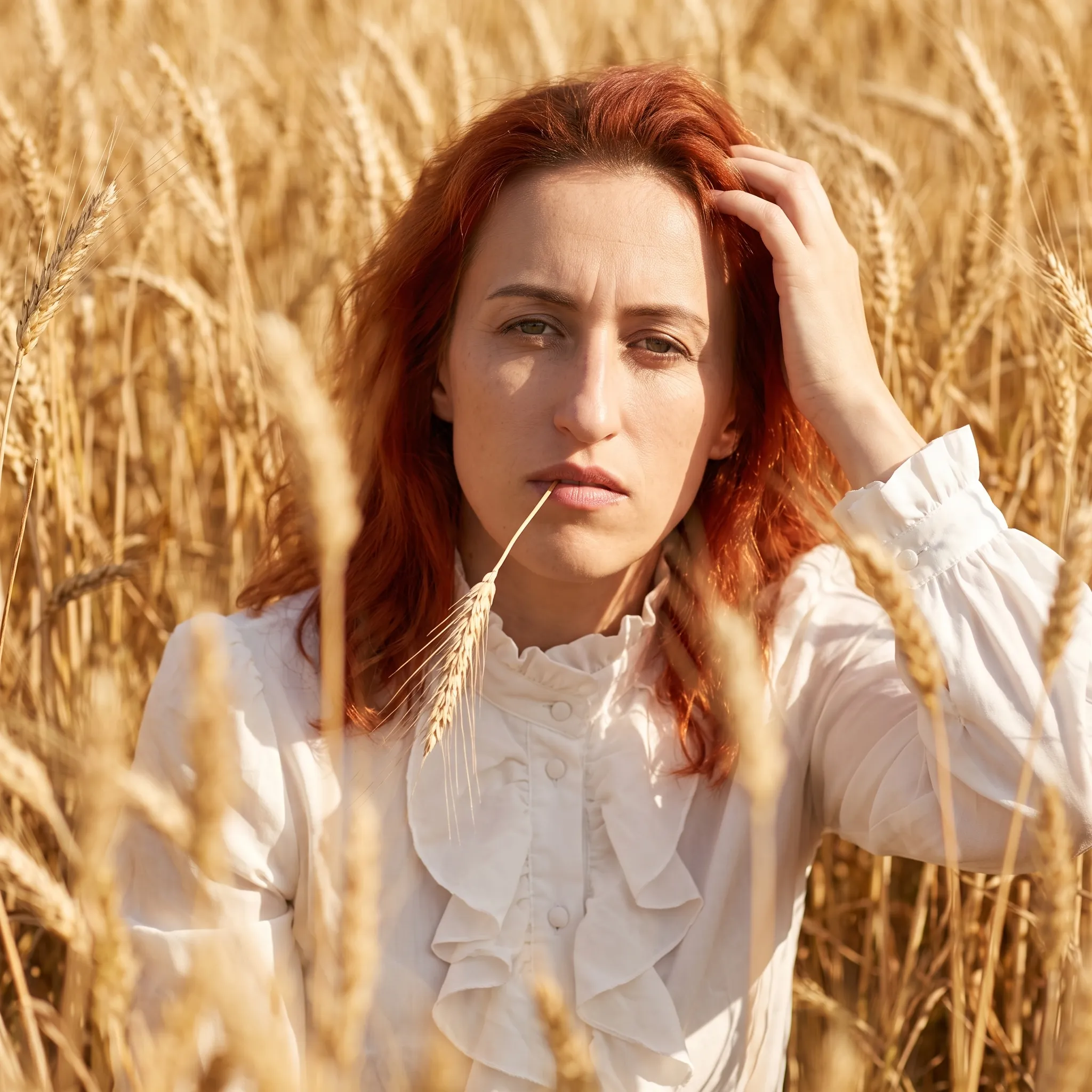 AI-фотосессия «Golden Harvest Editorial»