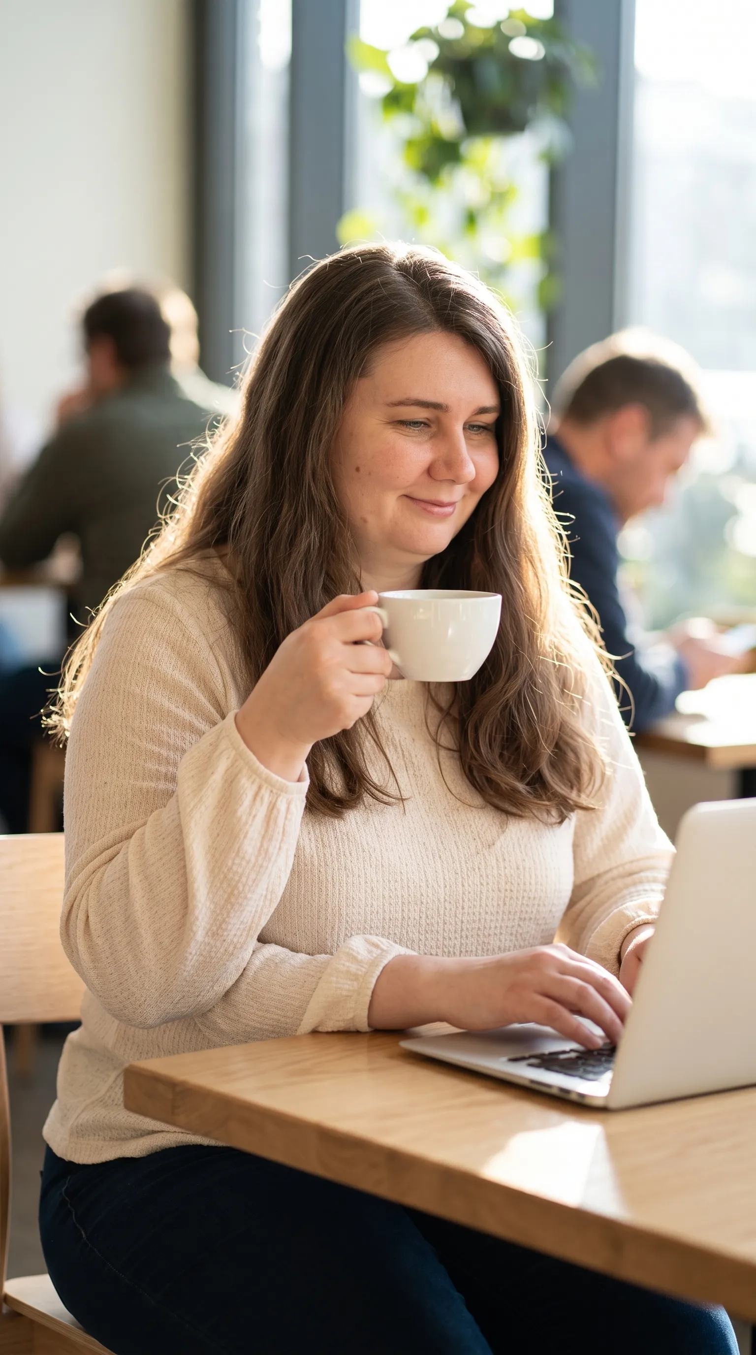 AI-фотосессия «Serene Cafe Productivity»