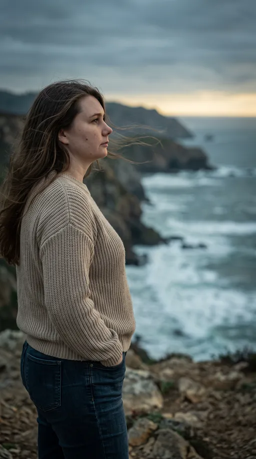 AI-фотосессия «Cinematic Coastal Contemplation»