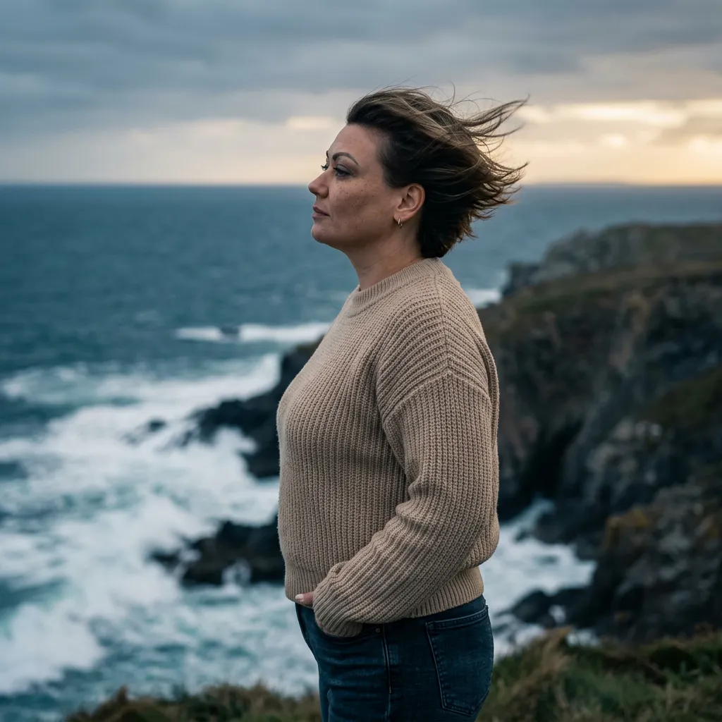 AI-фотосессия «Cinematic Coastal Contemplation»