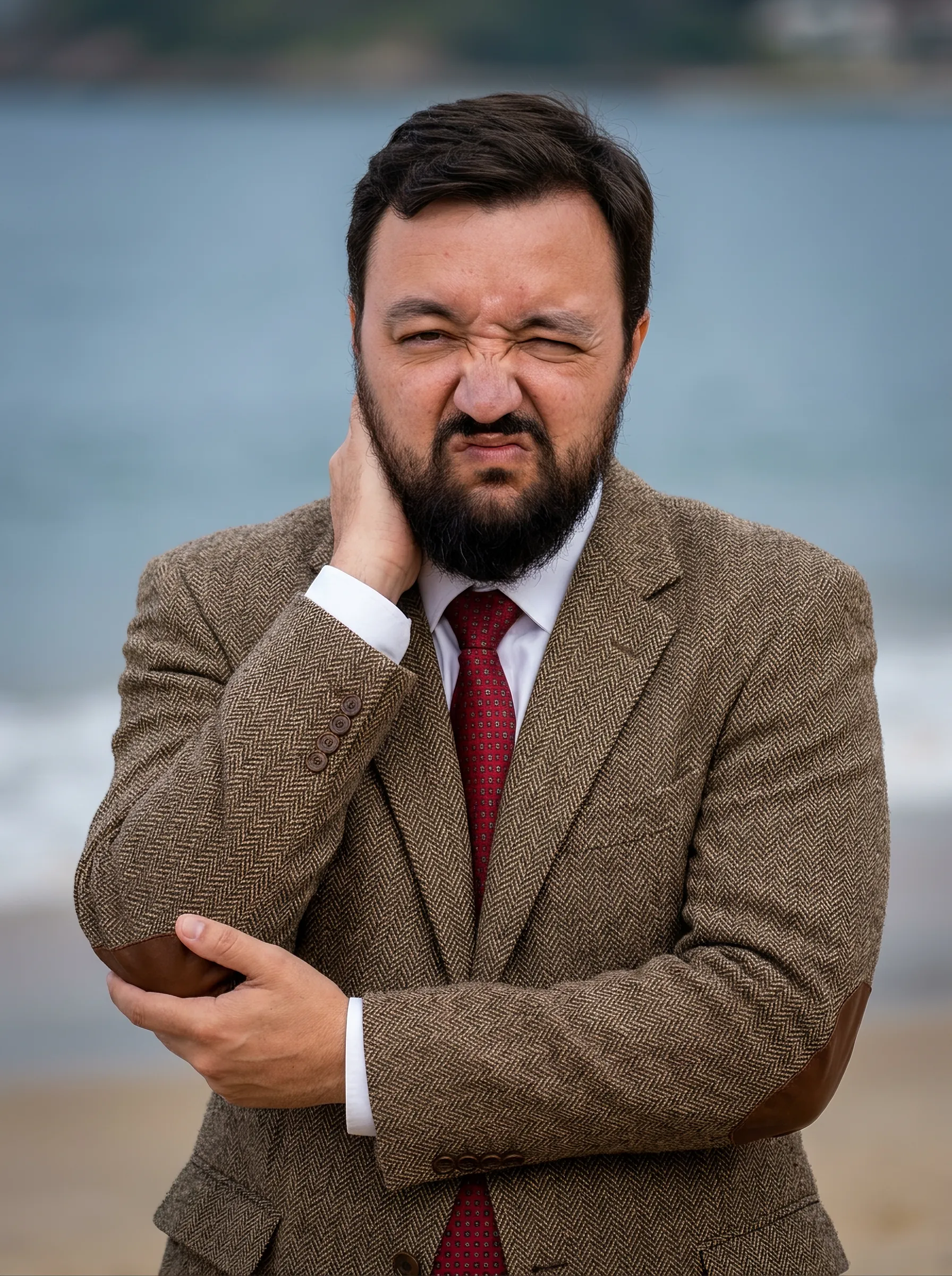 AI-арт «Comical Tweed Portrait»