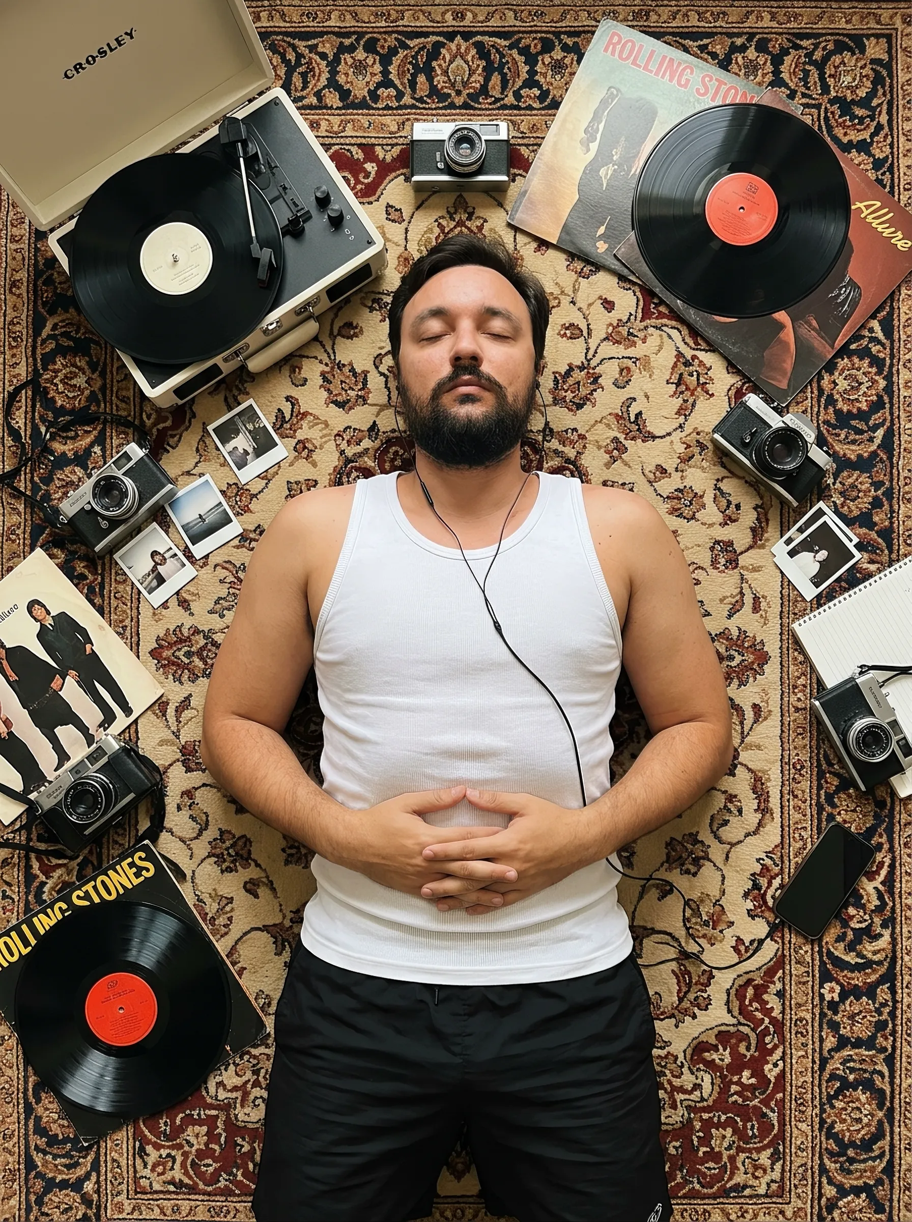 AI-фотосессия «The Musical Flat Lay»
