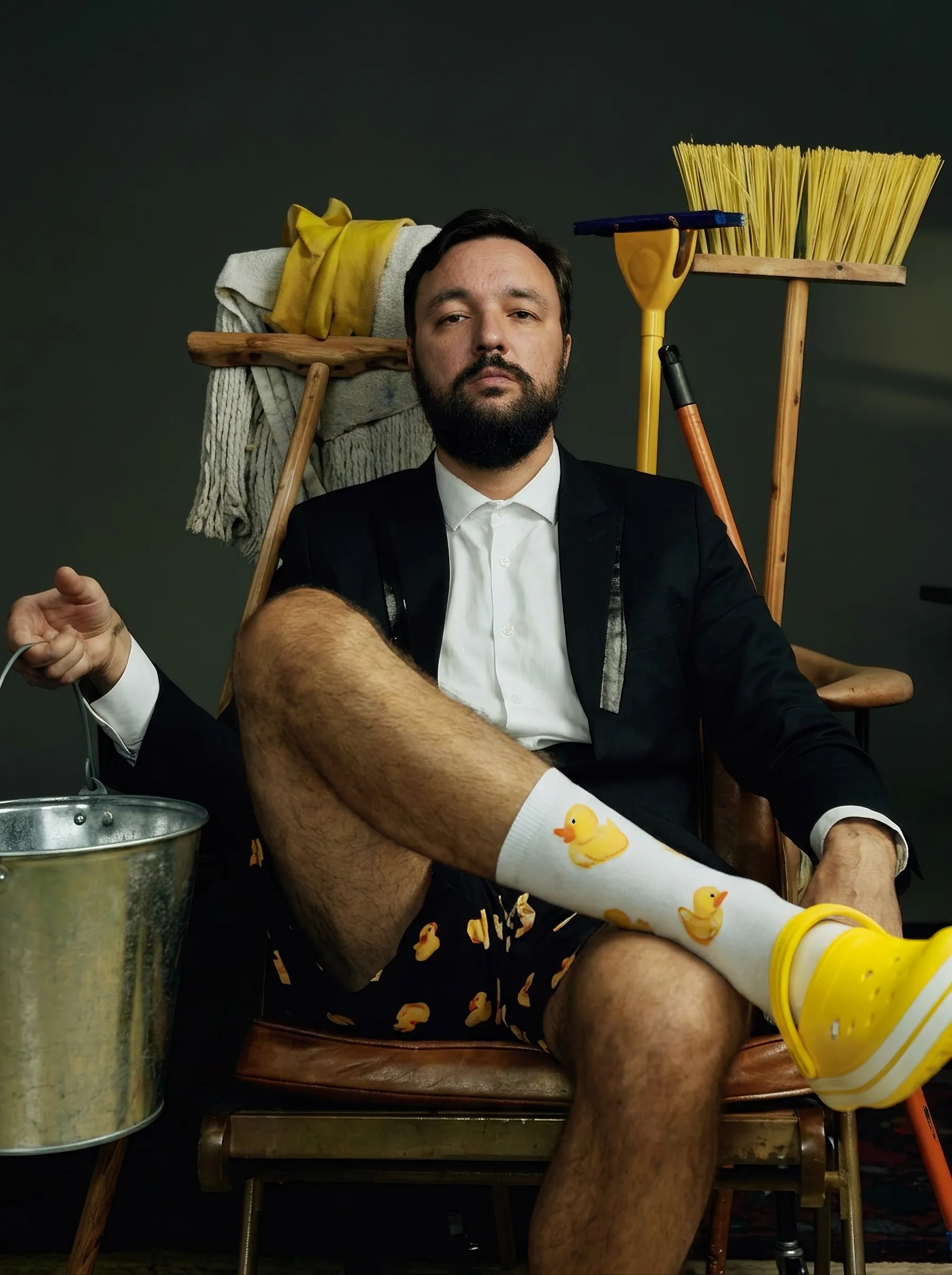 AI-фотосессия «The Absurdist Domestic Executive»