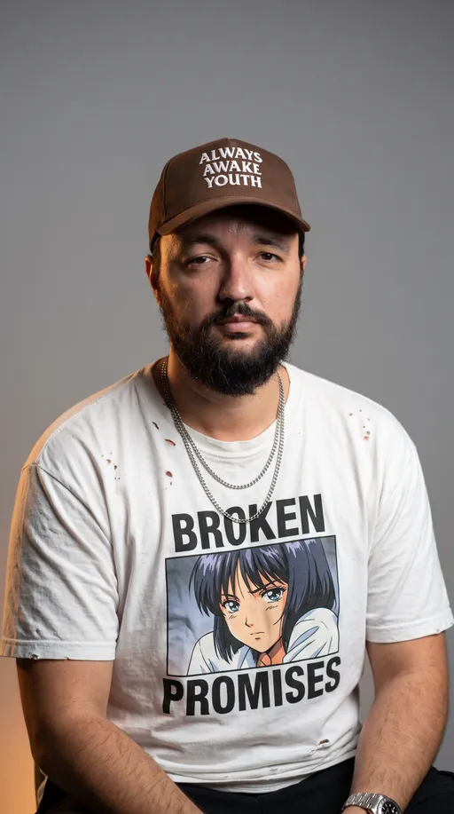 AI-фотосессия «Streetwear Studio Portrait in Gray»