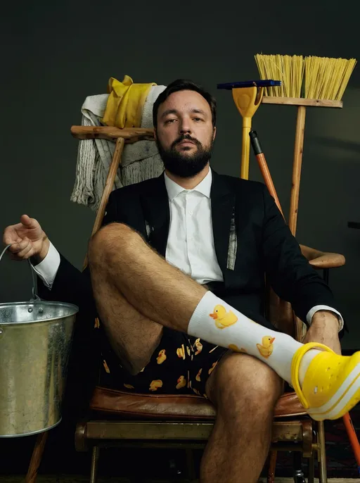 AI-фотосессия «The Absurdist Domestic Executive»