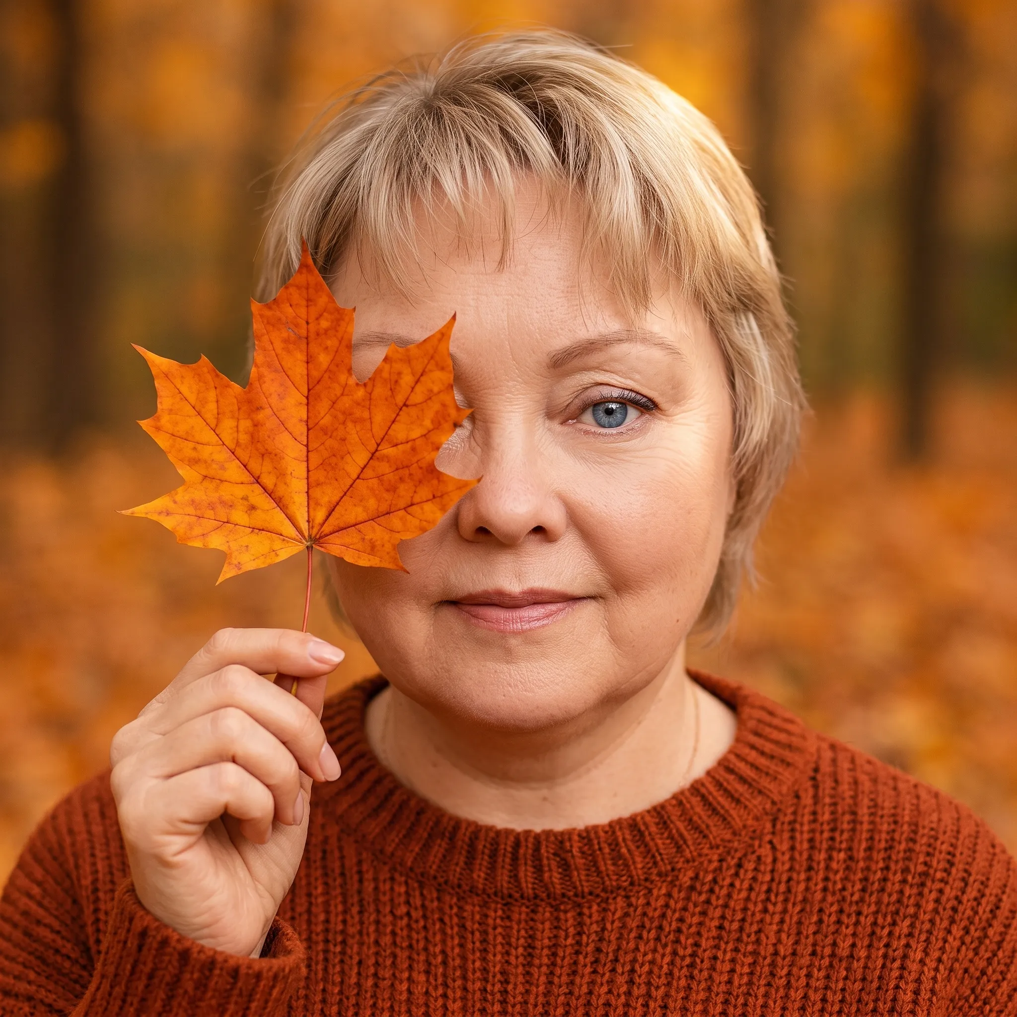 AI-фотосессия «Autumnal Editorial Portrait»