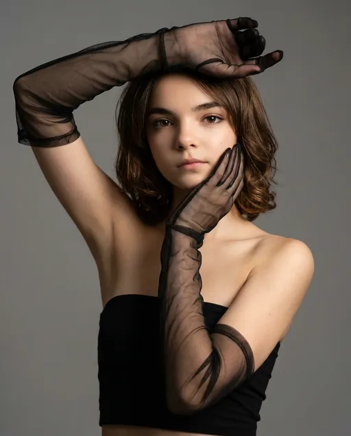 AI-фотосессия «Minimalist Studio Fashion Portrait»