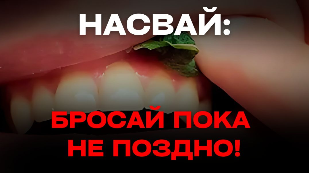 НАСВАЙ: БРОСАЙ ПОКА НЕ ПОЗДНО!