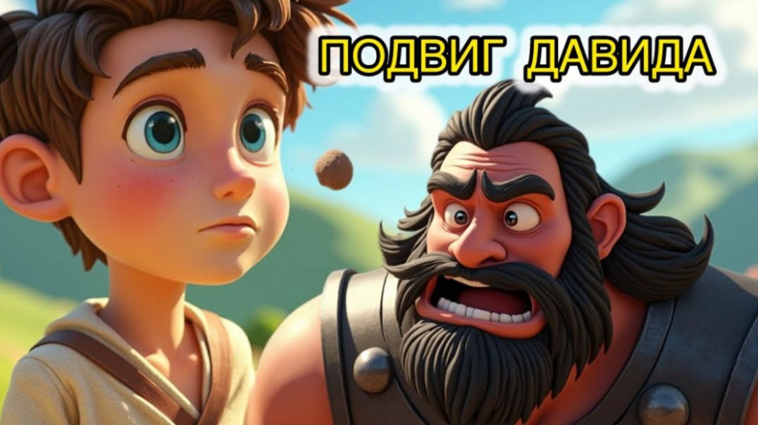 Подвиг Давида христианский мультик для малышей