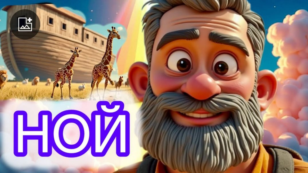 НОЙ и всемирный потоп христианский мультик для малышей