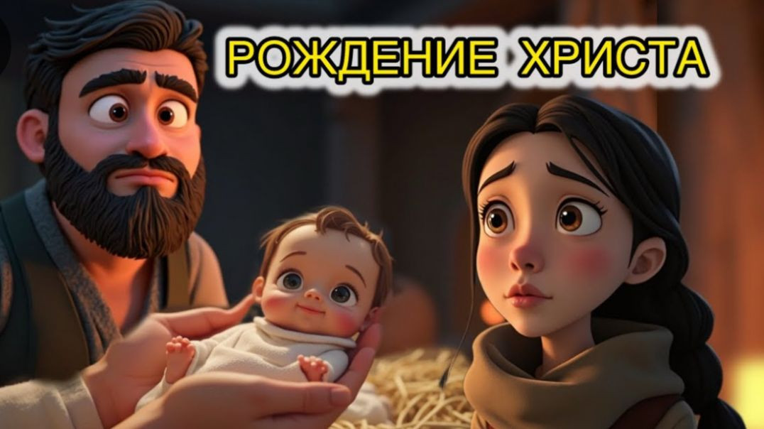 Рождение Христа  христианский мультик для малышей