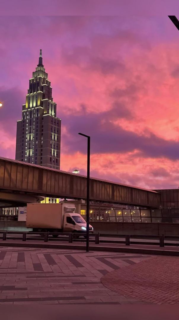 Сегодня утром потрясающий рассвет