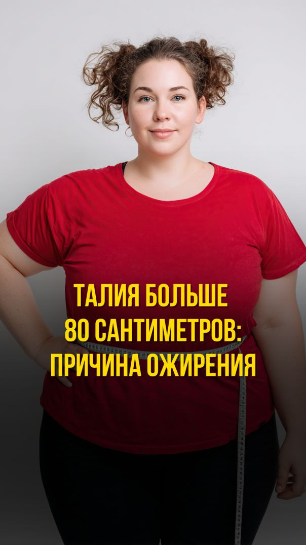 ТАЛИЯ БОЛЬШЕ 80 СМ: ПРИЧИНА ОЖИРЕНИЯ