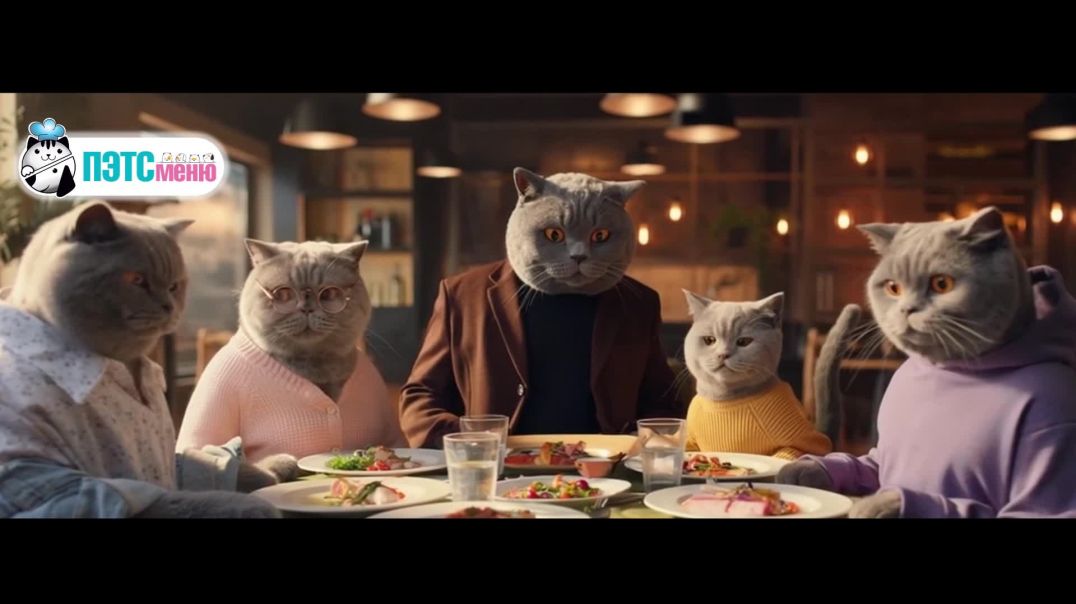 ⁣ПЭТСменю - В ресторане