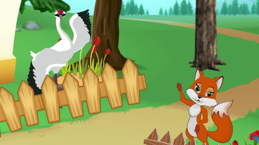 Русская народная сказка "ЛИСА И ЖУРАВЛЬ"